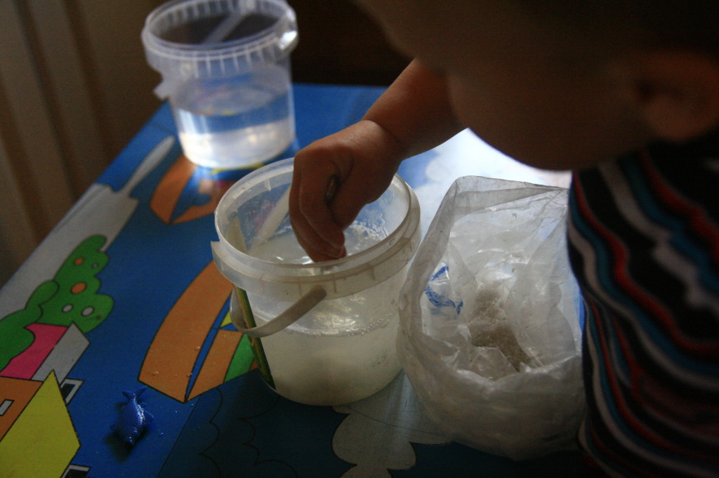 опыт с солёной водой для детей