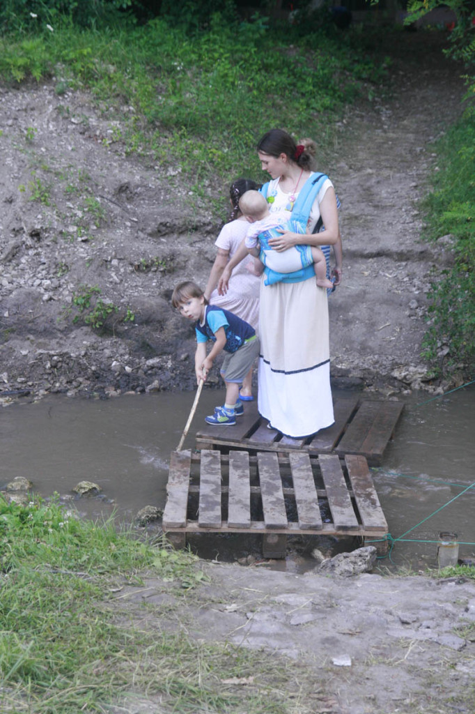 с детьми на природе