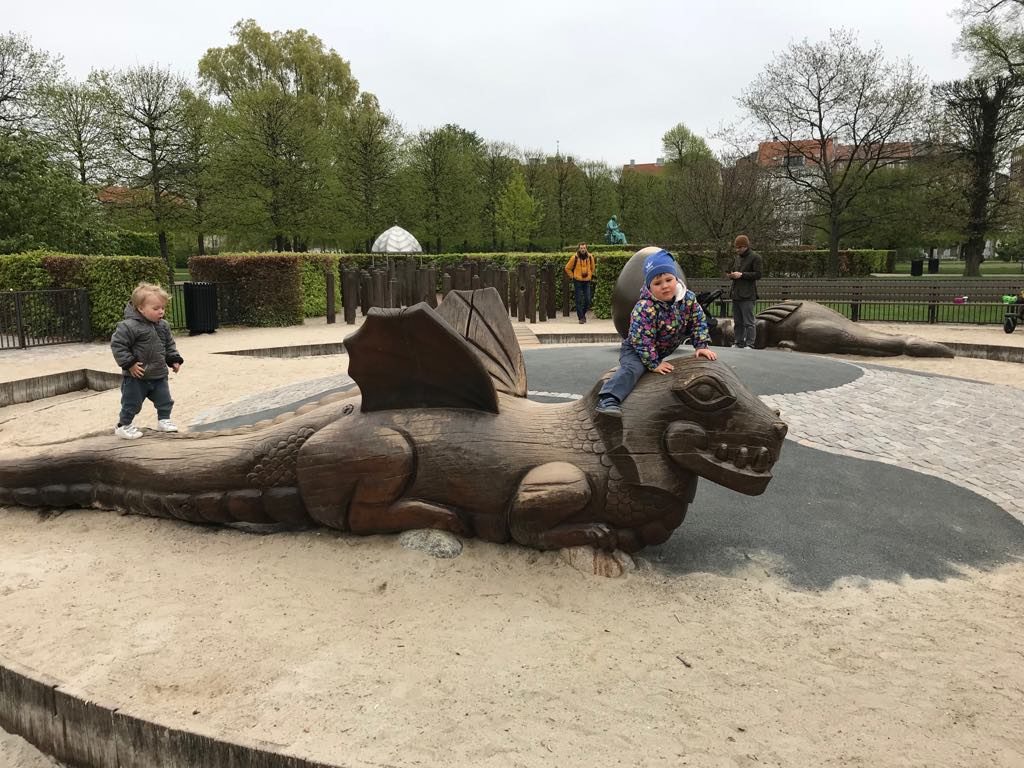 королевский сад, детская площадка, копенгаген